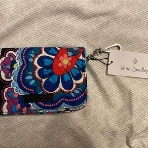 NWT Vera Bradley RFID Small Bifold Wallet - Haymarket Paisley